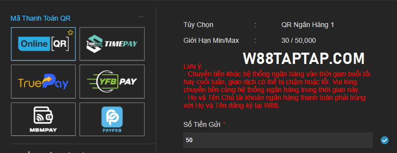 Nạp Tiền W88 2026: Cách Tối Ưu Và Tránh Mất Phí Giao Dịch - ROVIP.ORG